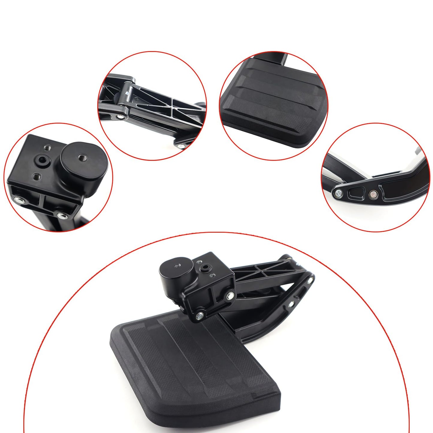 Rear Bed Step Tailgate Bedstep Compatible with Toyota Tacoma 2024 2025, Folding Truck Step Retractable Bumper Tailgate Step Replace pt392-35920