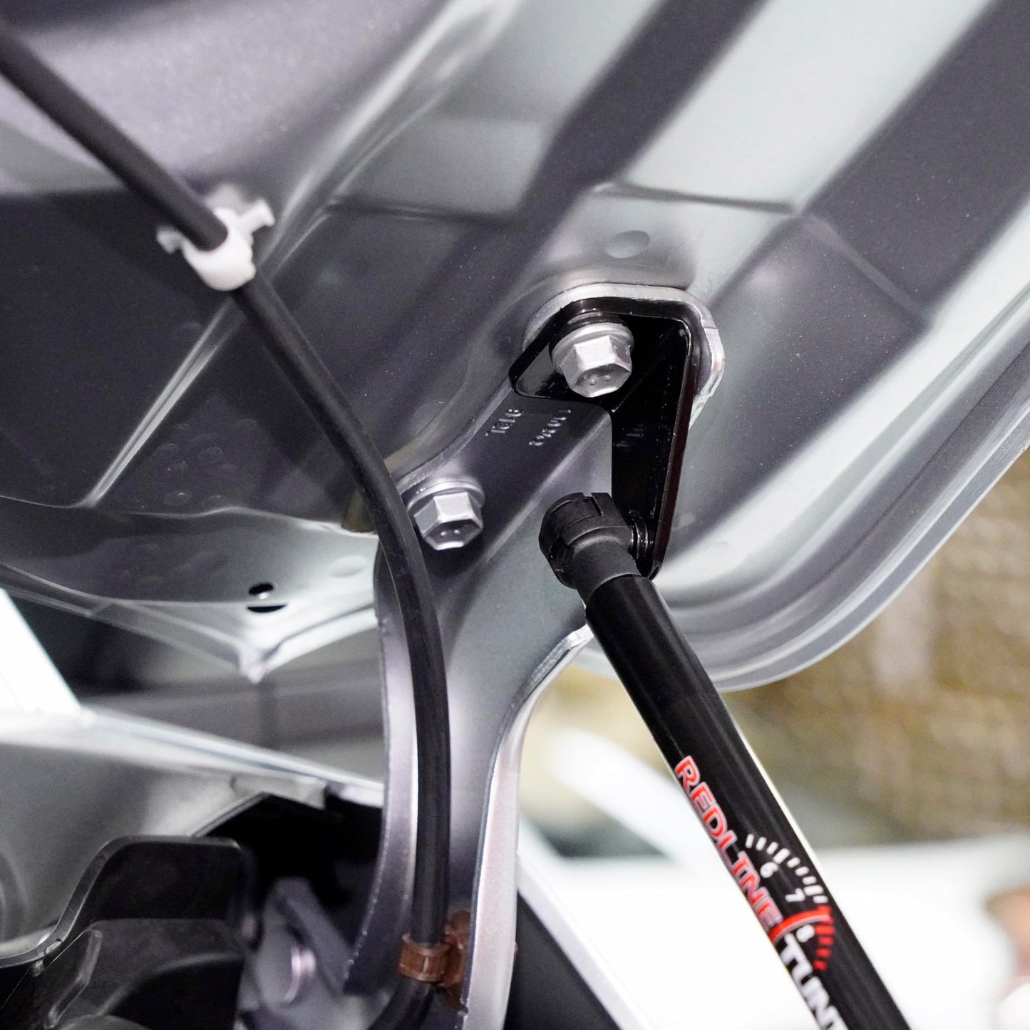 Redline Tuning 21-27022-02 Hood QuickLIFT Plus System Compatible with (Toyota Tacoma 2024+) & (4Runner 2025+) No Drilling Required - All Black Components
