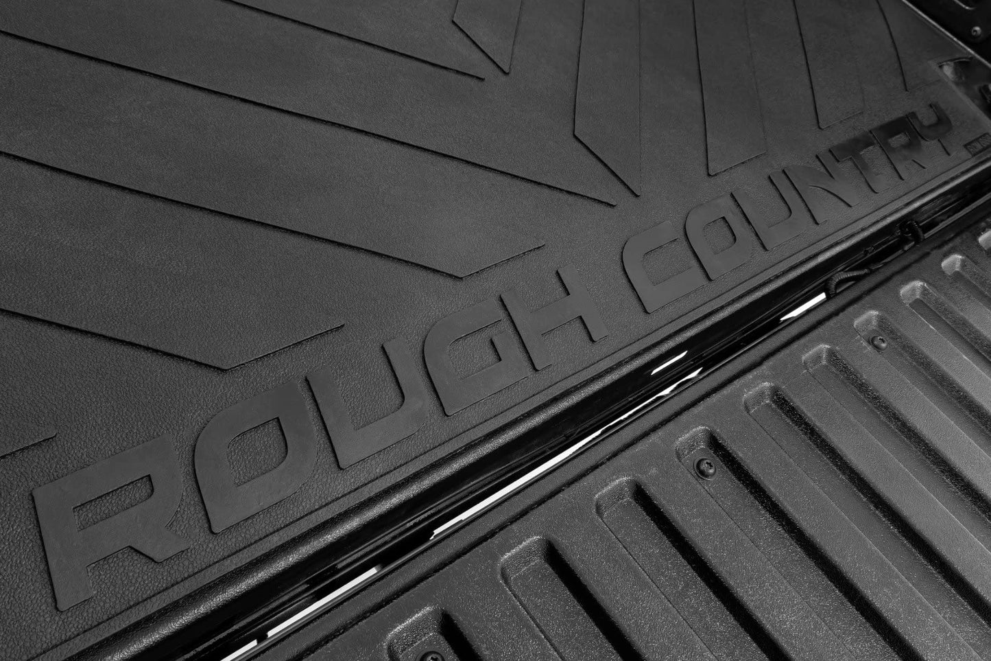 Rough Country Rubber Bed Mat for Toyota Tacoma (2005-2023) - Heavy-Duty 3/8" Thick Rubber Cargo-Bed Liner with Non-Skid Surface, Fits 5' Truck Bed (60")