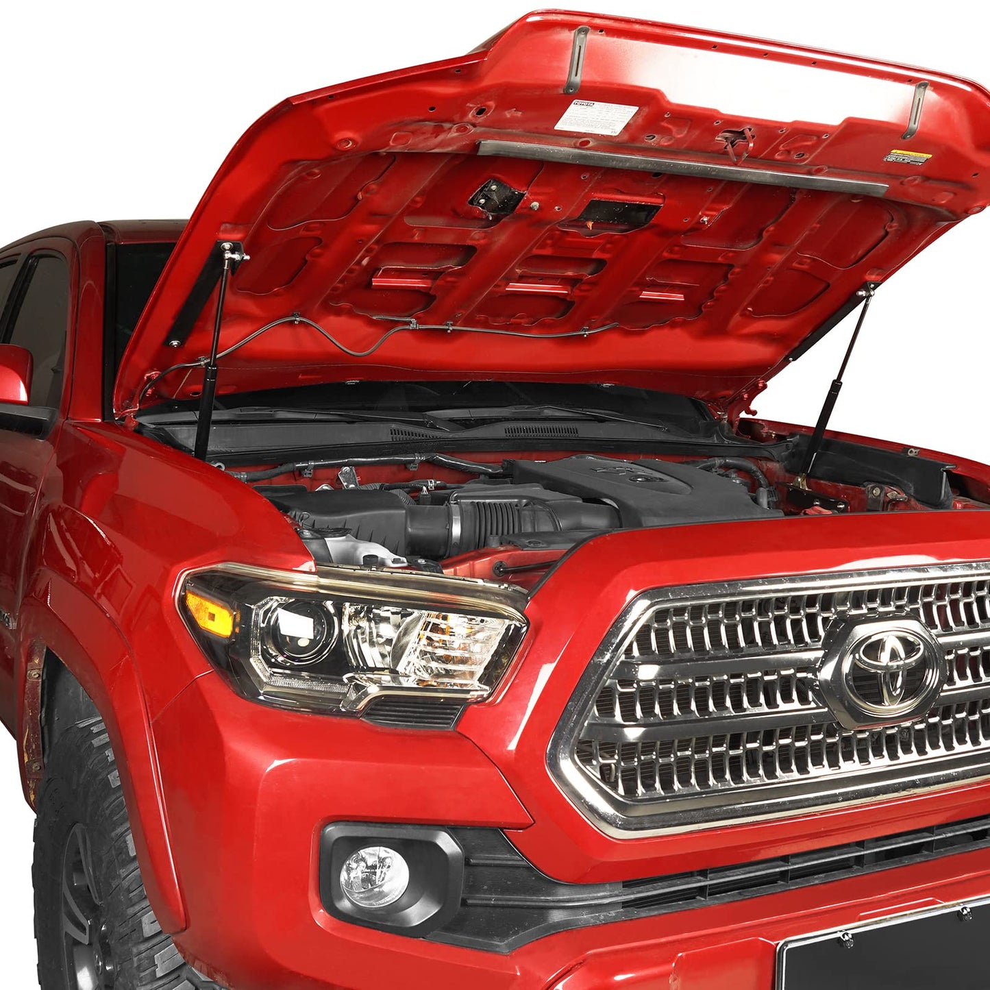 Hooke Road Tacoma Front Hood Lift Strut Kit Compatible with Toyota Tacoma 16-23 3rd Gen Pickup Trucks - Pair