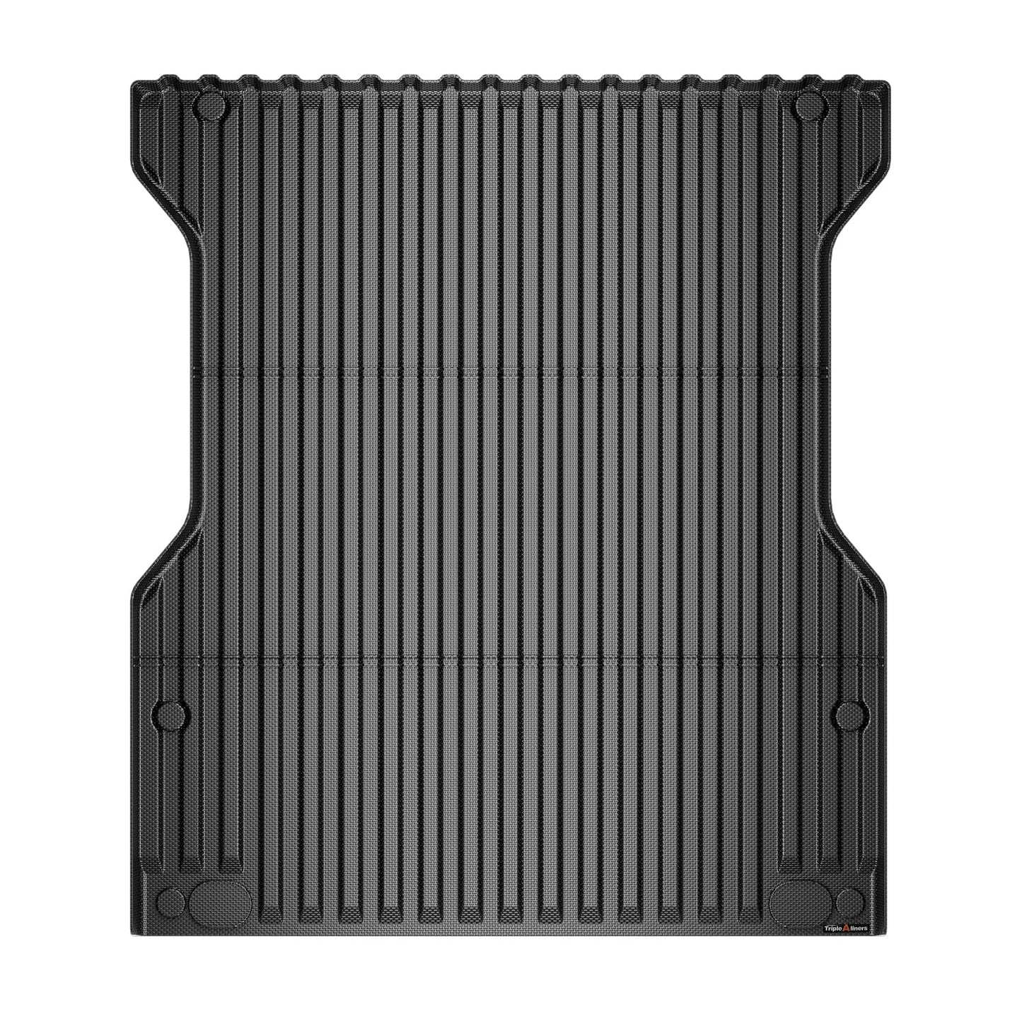 TripleAliners Truck Bed Mat Compatible with 2024 2025 Toyota Tacoma Accessories 5FT Vehicle Perfectly Flush All Weather Protection TPE Heavy Duty Pickup Car Bed Cargo Mat