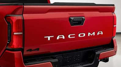 Genuine Toyota 2024 + Tacoma Tailgate Inserts - Chrome