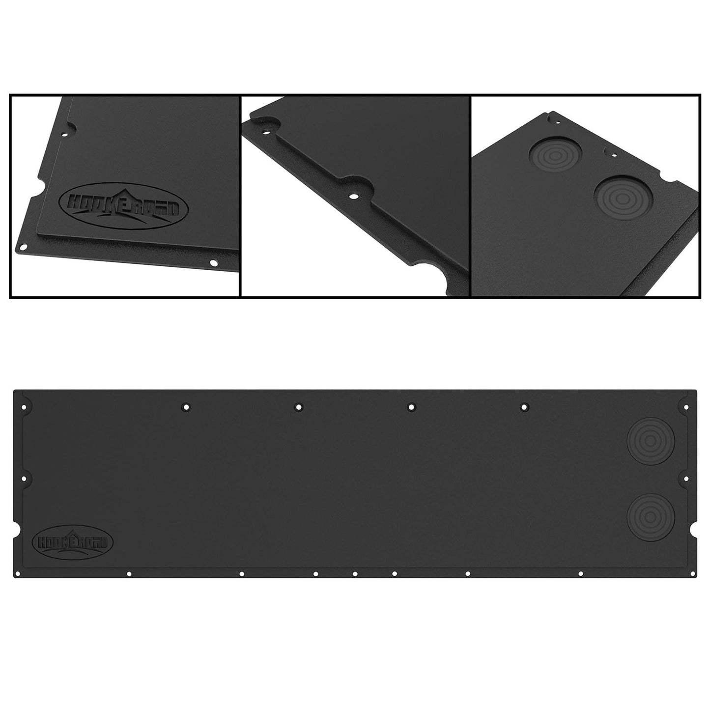Hooke Road Tacoma Flat Tailgate Cover Panel Table Plate Pad for 2005-2023 Toyota Tacoma 2nd 3rd Gen, Tail Gate Camping Cutting Board - Black
