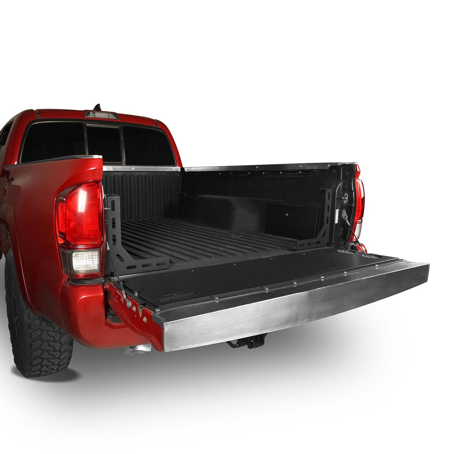 Hooke Road Tacoma Flat Tailgate Cover Panel Table Plate Pad for 2005-2023 Toyota Tacoma 2nd 3rd Gen, Tail Gate Camping Cutting Board - Black