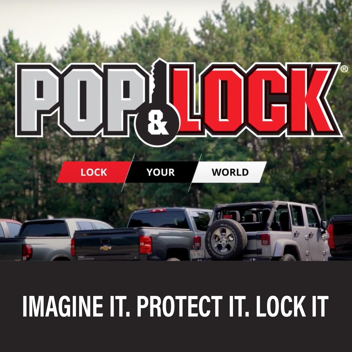 Pop & Lock – Power Tailgate Lock with Plug and Play T-Harness – Toyota Tacoma Fits Models 2016 to 2023 (PL8547TAC)