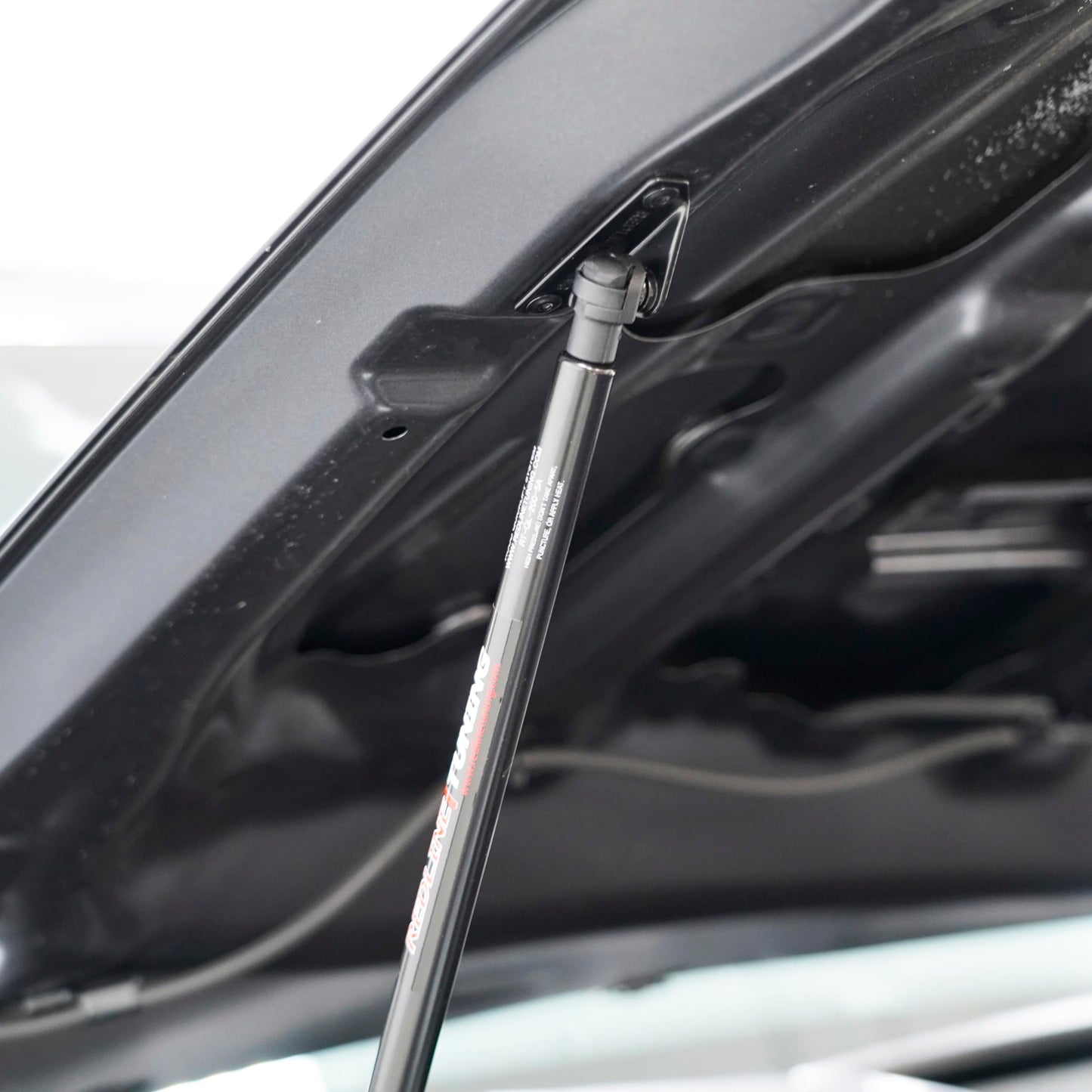 Redline Tuning 21-27015-02 Hood Quicklift Plus System Compatible with Toyota Tacoma 2016-2023 (All Black Components)