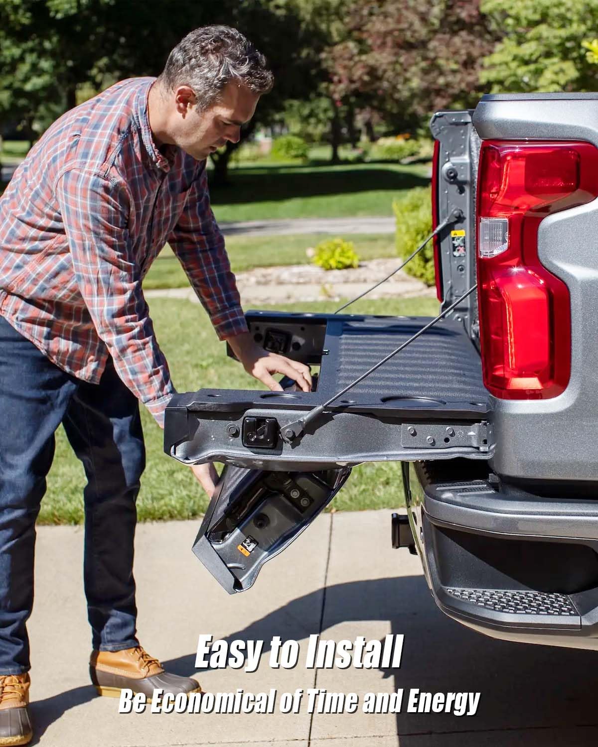 Tavaski Tailgate Anti-Theft Lock Fit for Toyota Tacoma 2016 2017 2018 2019 2020 2021 2022 2023, Truck Bed Tailgate Locks with Key Zinc Alloy Easy to Install -Black