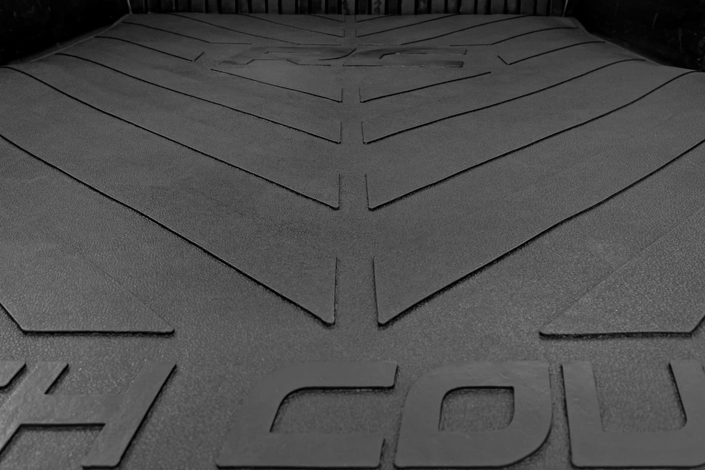 Rough Country Rubber Bed Mat for Toyota Tacoma (2005-2023) - Heavy-Duty 3/8" Thick Rubber Cargo-Bed Liner with Non-Skid Surface, Fits 5' Truck Bed (60")