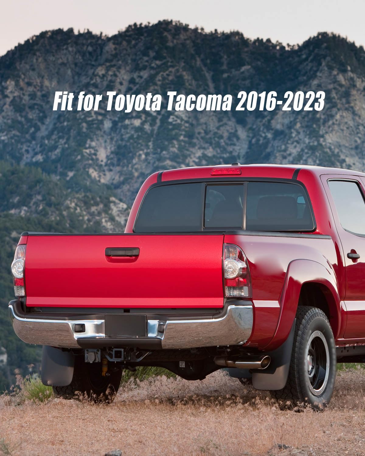 Tavaski Tailgate Anti-Theft Lock Fit for Toyota Tacoma 2016 2017 2018 2019 2020 2021 2022 2023, Truck Bed Tailgate Locks with Key Zinc Alloy Easy to Install -Black