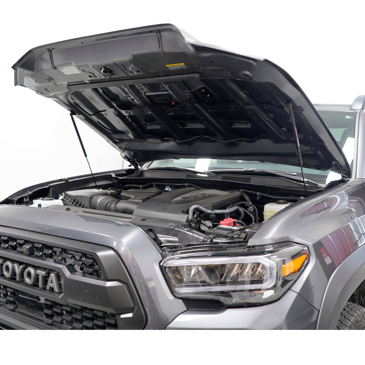 Redline Tuning 21-27015-02 Hood Quicklift Plus System Compatible with Toyota Tacoma 2016-2023 (All Black Components)