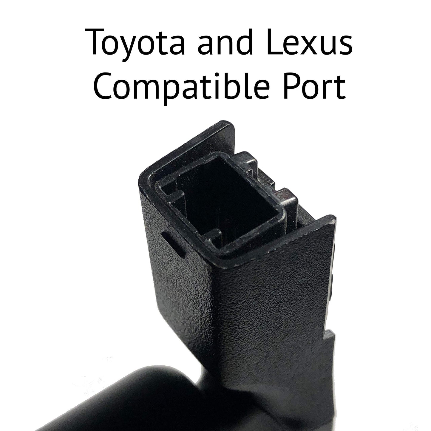 Dongar Dashcam Power Adapter (10-pin Type B). Compatible with Select Toyota, Lexus, Subaru Models. Connects to Rearview Mirror, Built-in USB Power Source, Easy to Install
