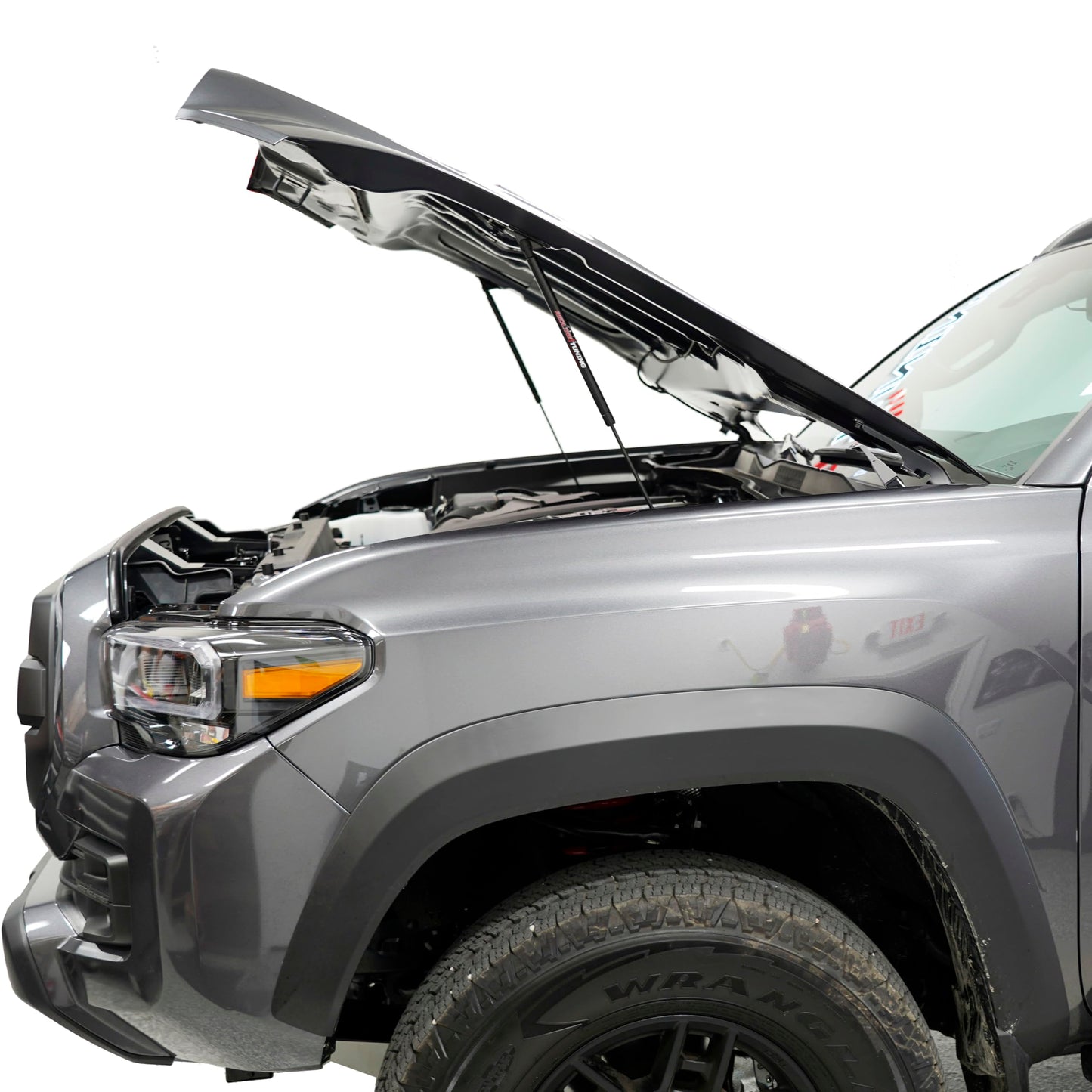 Redline Tuning 21-27015-02 Hood Quicklift Plus System Compatible with Toyota Tacoma 2016-2023 (All Black Components)