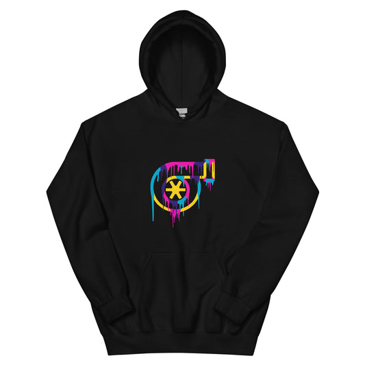 Unisex Hoodie - Paint Drip Turbo