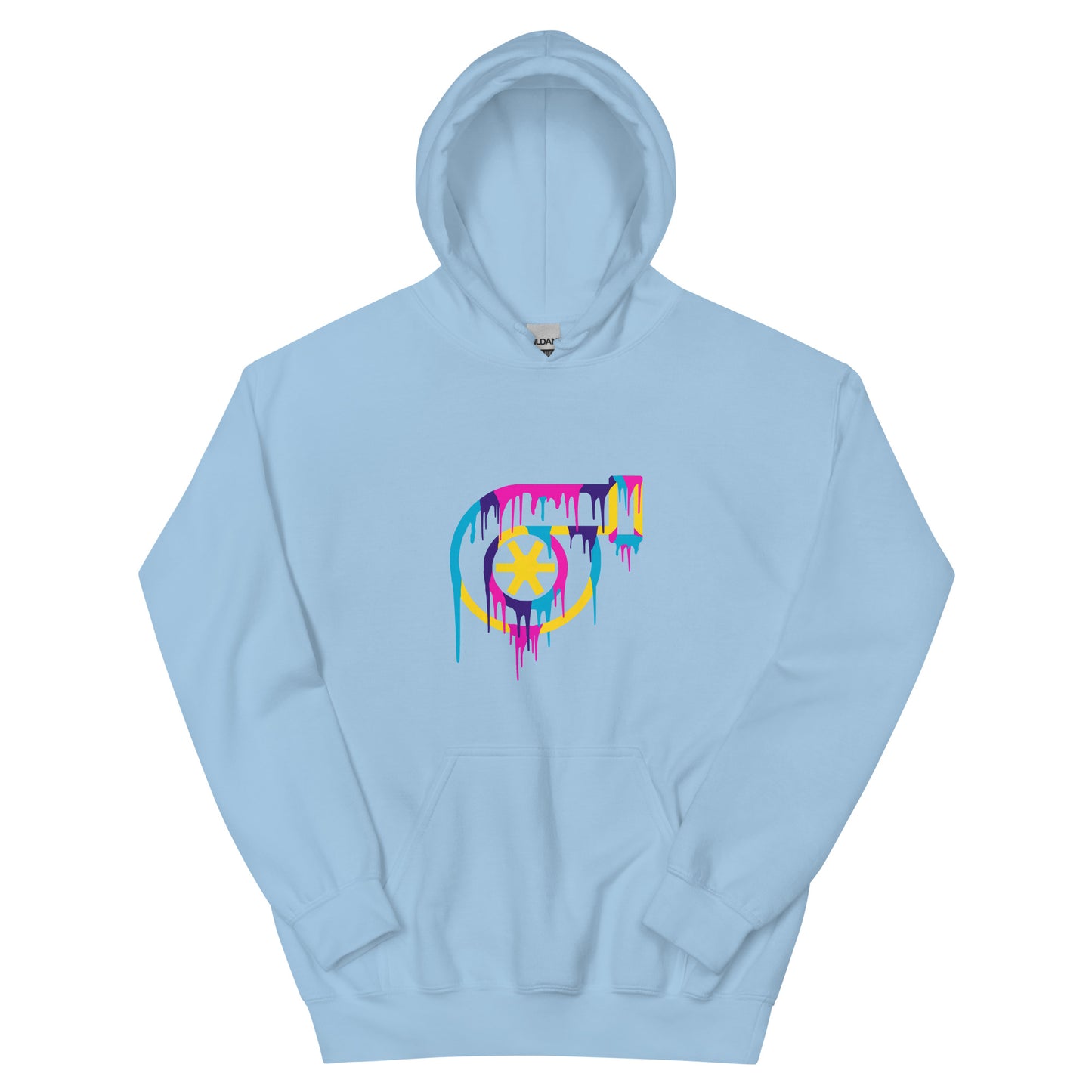 Unisex Hoodie - Paint Drip Turbo