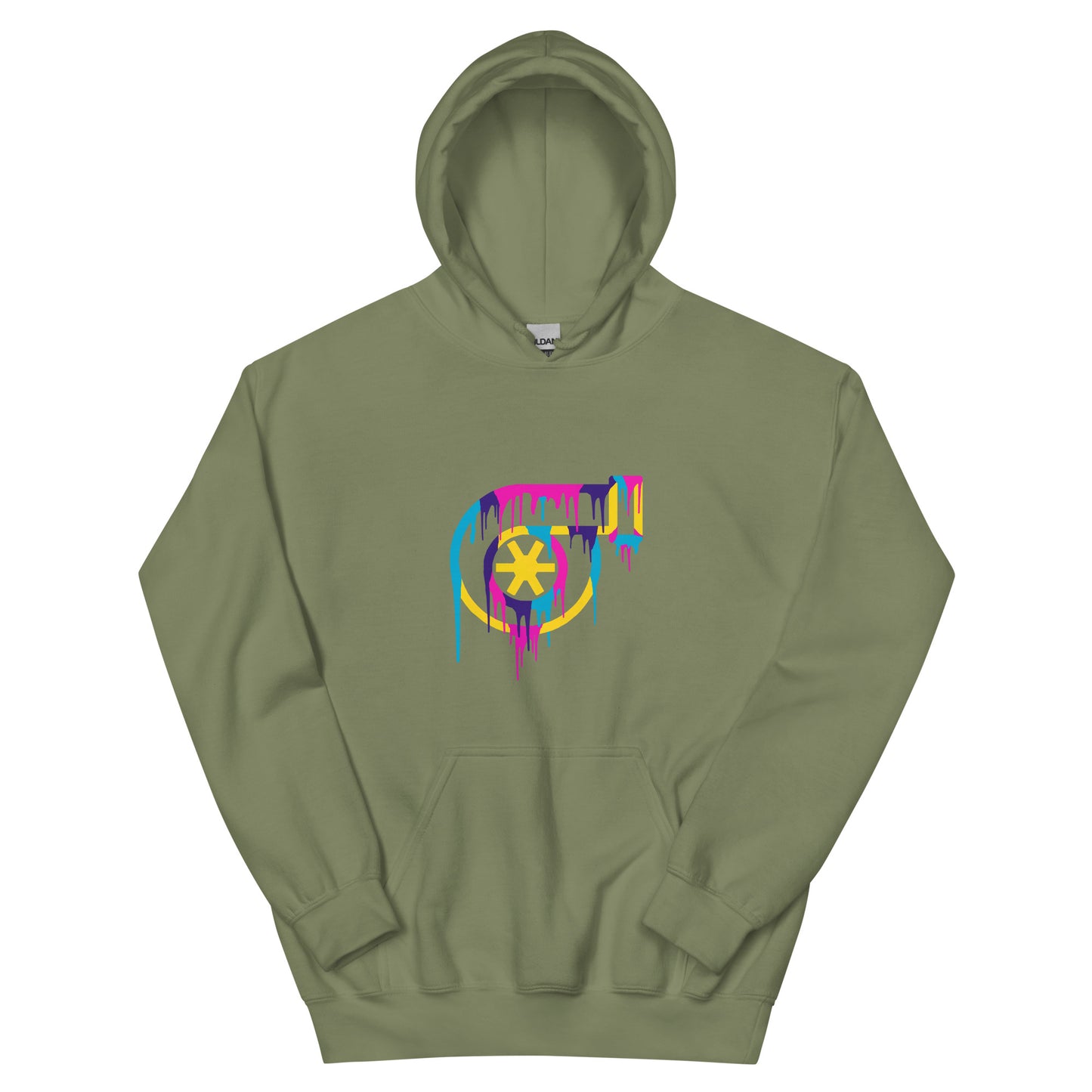 Unisex Hoodie - Paint Drip Turbo