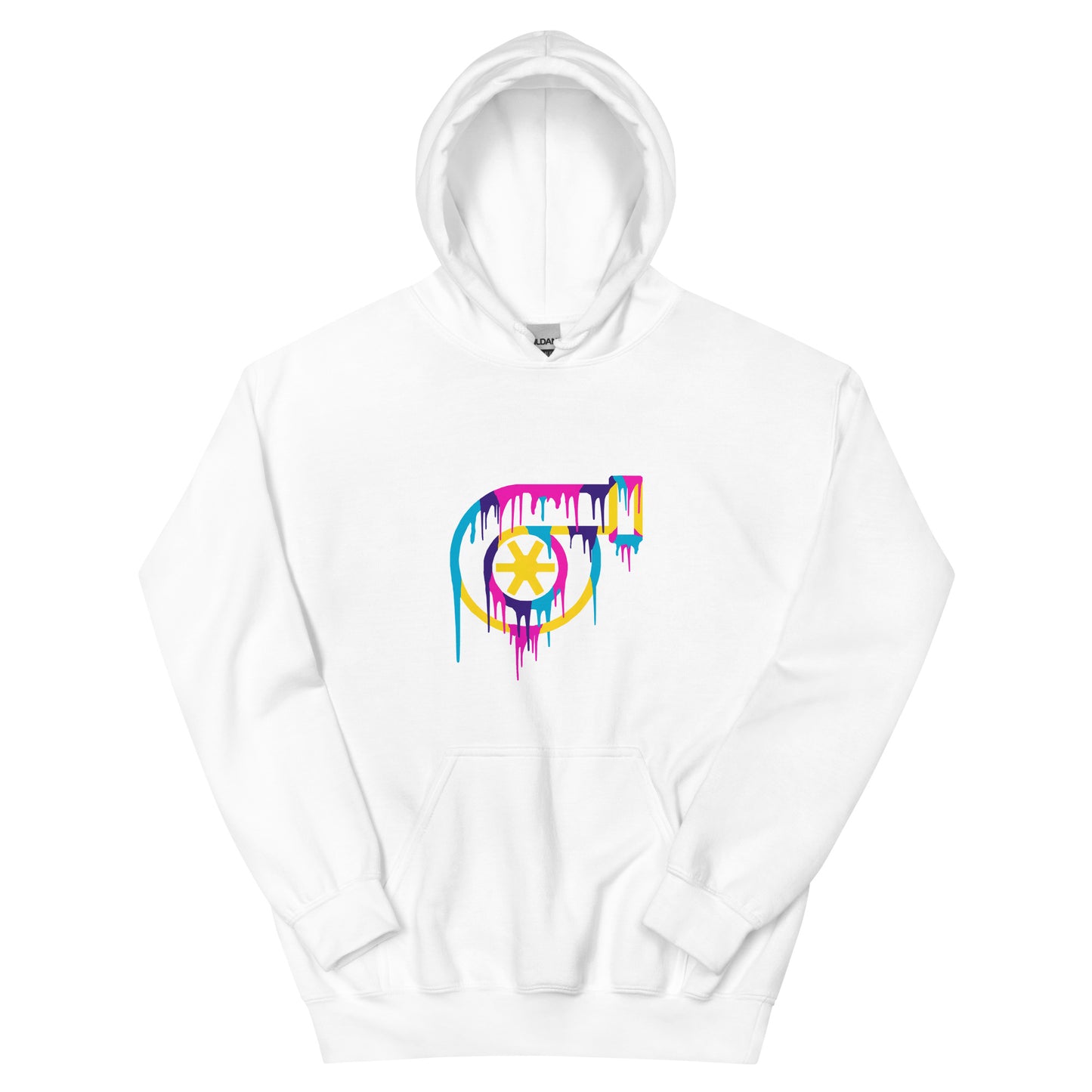 Unisex Hoodie - Paint Drip Turbo