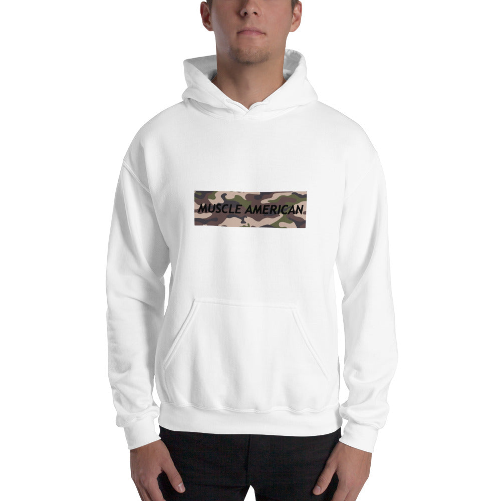 Unisex Hoodie - Muscle American Camo